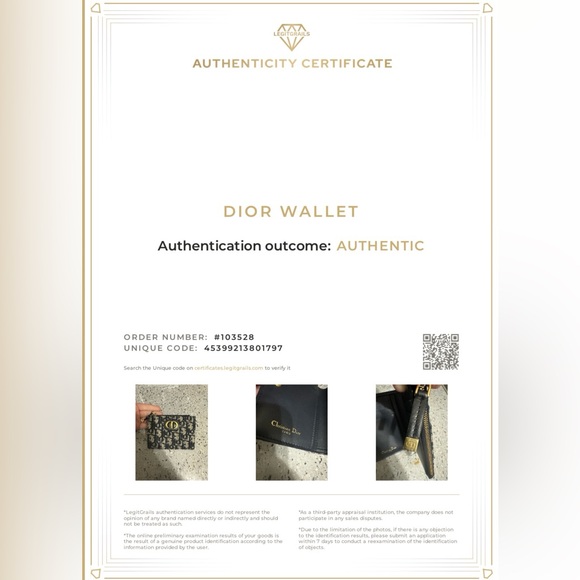 💯 Auth Christian Dior wallet - Picture 7 of 8